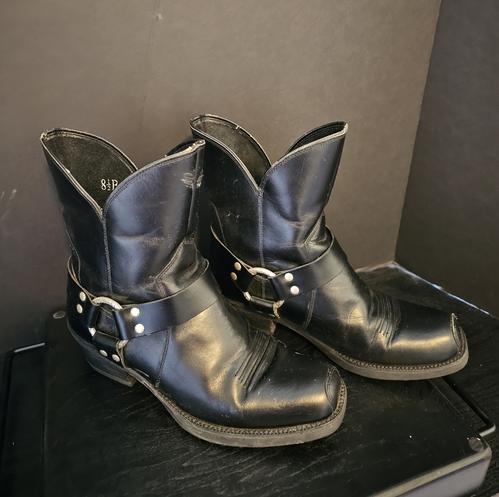 Women's biker boots 8.5